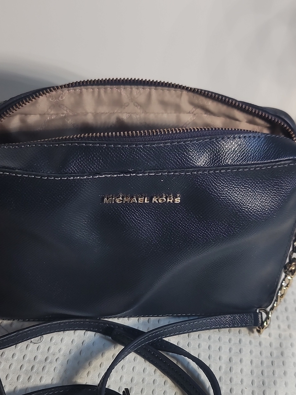 Michael Kors Navy Crossbody Bag